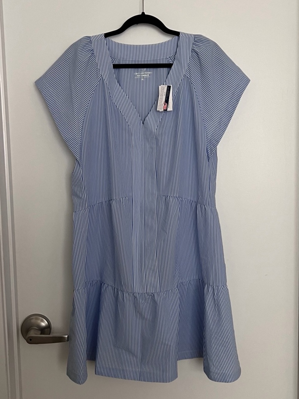 NWT Blue Stripe Vineyard Vines Performance Dress Size XL